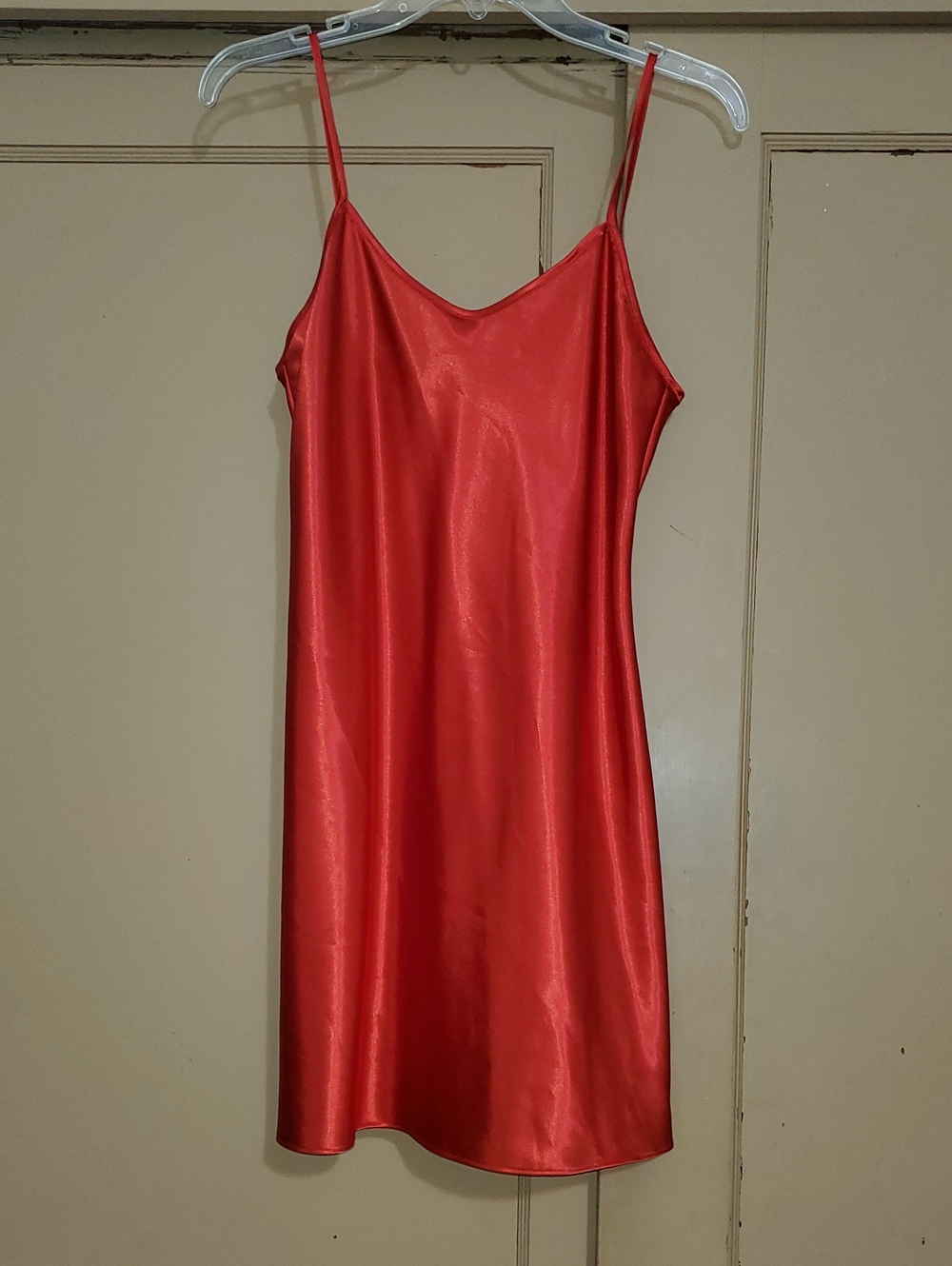 Vintage Gilligan & O'Malley Red Satin Slip
